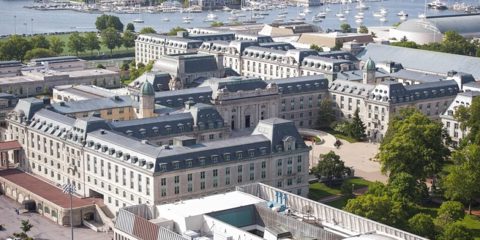 Inside the world’s largest college dorm, a 1.4 million-square-foot Naval Academy building with over 4,600 beds and its own ZIP code
