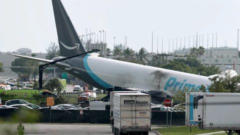 Amazon responds after cargo plane crash kills 5 at Miami airport