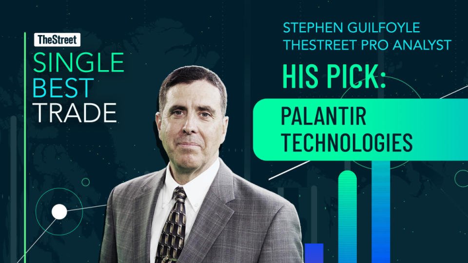 TheStreet Pro's Stephen Guilfoyle believes Palantir Technologies will disrupt AI.
