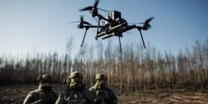 This Ukrainian tech company is working to beat Russia’s electronic warfare without hard-wiring drones to an operator