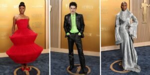 The most daring outfits celebrities wore at the 2025 Screen Actor Guild Awards