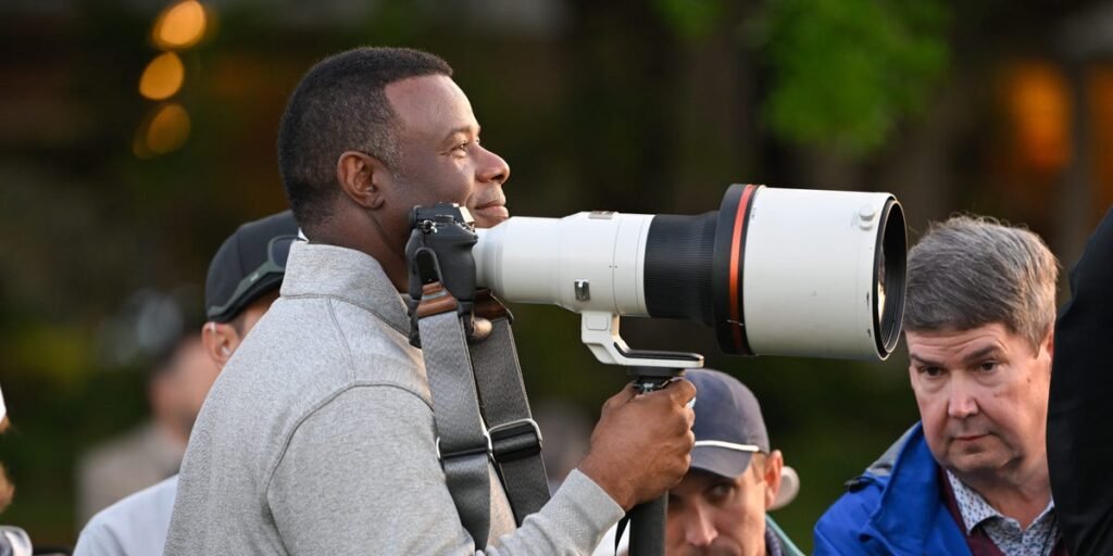 Hall of Fame Baseball Player Captures Iconic Photo at the Masters