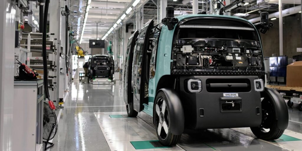 Take a Look Inside the Factory Building America’s First Robotaxi Fleet