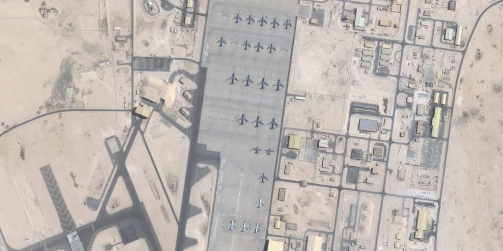 Satellite Images Show US Military Aircraft Gone From Vulnerable Base