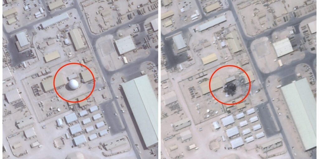 Images Show Damage at US Base Iran Attacked With Missiles