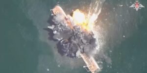 Russia’s Sinking Fake Ships With Naval Drones, Copying Ukraine Tactic