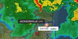 Map Shows How Storms Forced Allegiant Flight Diversion