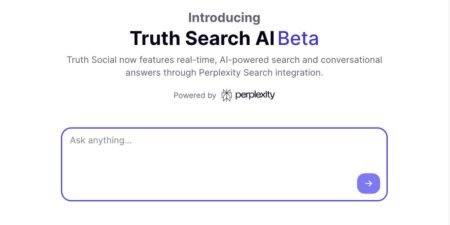 Trump’s Truth Social Tests AI Search Tool Powered by Perplexity