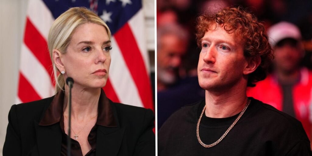 Zuckerberg Privately Sought Bondi’s Advice on Talking to Trump: Book