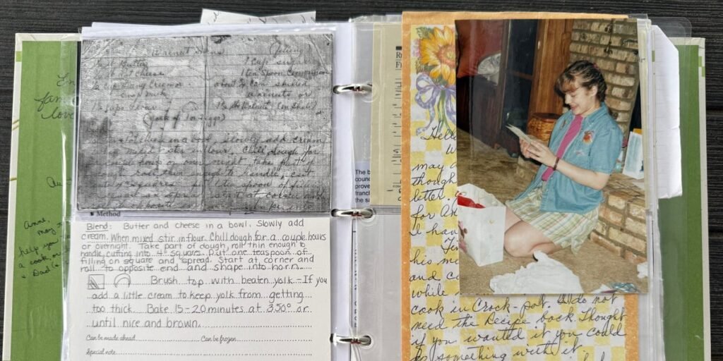 My Mom Gifted Me a Handmade Book With Recipes From Family and Friends
