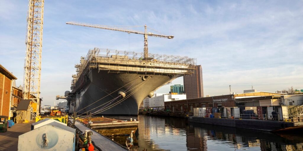 Navy Secretary Says Shipbuilder Pay Needs to Be More Competitive