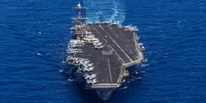 US Aircraft Carrier’s Hard Turn to Avoid Enemy Fire Sent Jet Overboard