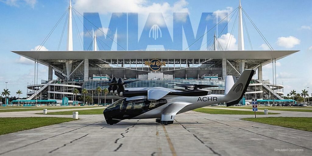 Flying Taxis Coming to Miami Under New Plan With EVTOL Startup Archer