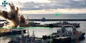 Ukraine Says It Carried Out First Underwater-Drone Hit on Russian Sub