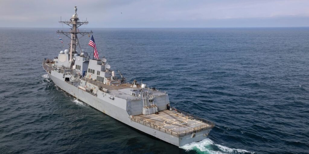 Navy Warships Helped US Catch Fleeing Russian-Flagged Tanker: Official