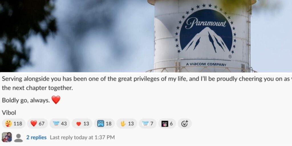 Paramount’s Streaming Product Head Leaving, Leaked Slack Message Says