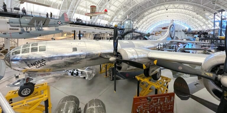 The Enola Gay dropped the atomic bomb on Hiroshima in World War II. Here’s where the plane is now.