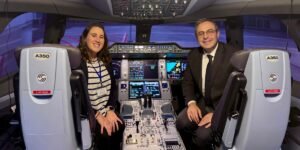 I flew an Airbus A350 flight simulator in wind and turbulence to see how pilots train for emergencies and rough landings