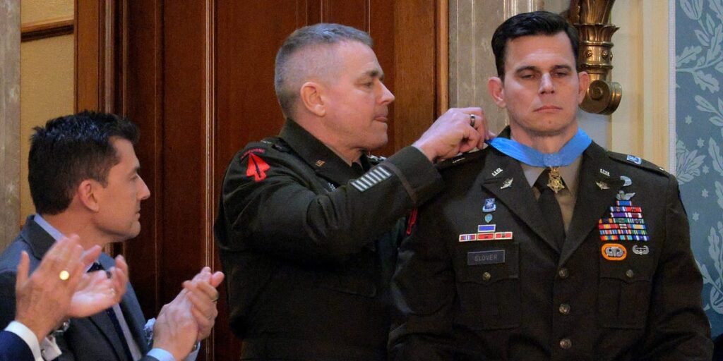 Medal of Honor pilot was hit repeatedly by machine-gun fire during the Maduro raid, Trump says, revealing mission details