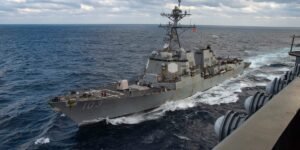 The US Navy sacked a destroyer captain after a ship collision. The incident spotlighted the risks of resupplies at sea. The US Navy sacked a destroyer captain after a ship collision. The incident spotlighted the risks of resupplies at sea.