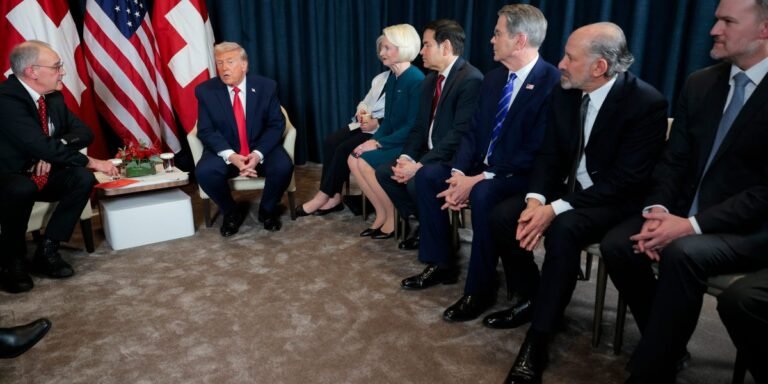 The company behind one of Trump’s oft-worn shoe brands is suing his administration over tariffs