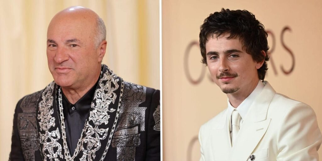 Kevin O’Leary supports his ‘Marty Supreme’ costar Timothée Chalamet so much, he bet ,000 on Kalshi that he’ll win an Oscar