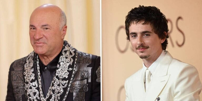 Kevin O’Leary supports his ‘Marty Supreme’ costar Timothée Chalamet so much, he bet ,000 on Kalshi that he’ll win an Oscar