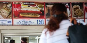 Costco’s CEO chows down on a .50 hot dog combo in the latest riff on the McDonald’s burger meme