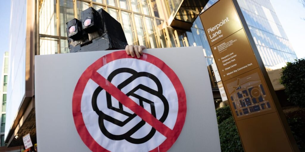 I was at a QuitGPT protest. The discontent extends far beyond OpenAI’s Pentagon deal.