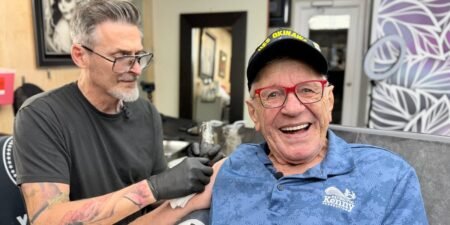 I’m 84 years old and just got my first tattoo. I think everyone should cross things off their bucket lists.