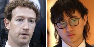 Mark Zuckerberg just posted a totally normal and fine photo with Alexandr Wang