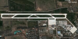 Satellite images show Russia expanding a new front-line drone base in occupied Ukraine