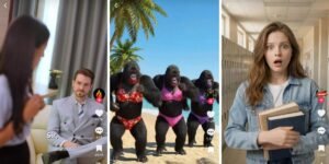 TikTok is testing a new micro-drama feed, and its top shows feature AI zombies and gorillas in bikinis