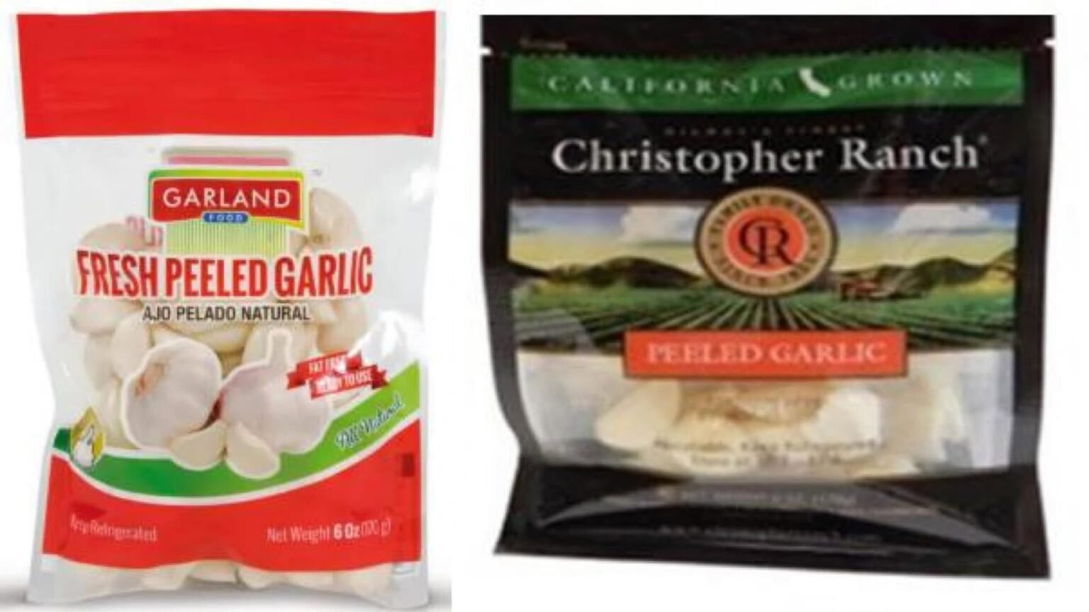 Botulism Risk Triggers Recall of Peeled Garlic Products. See Items.