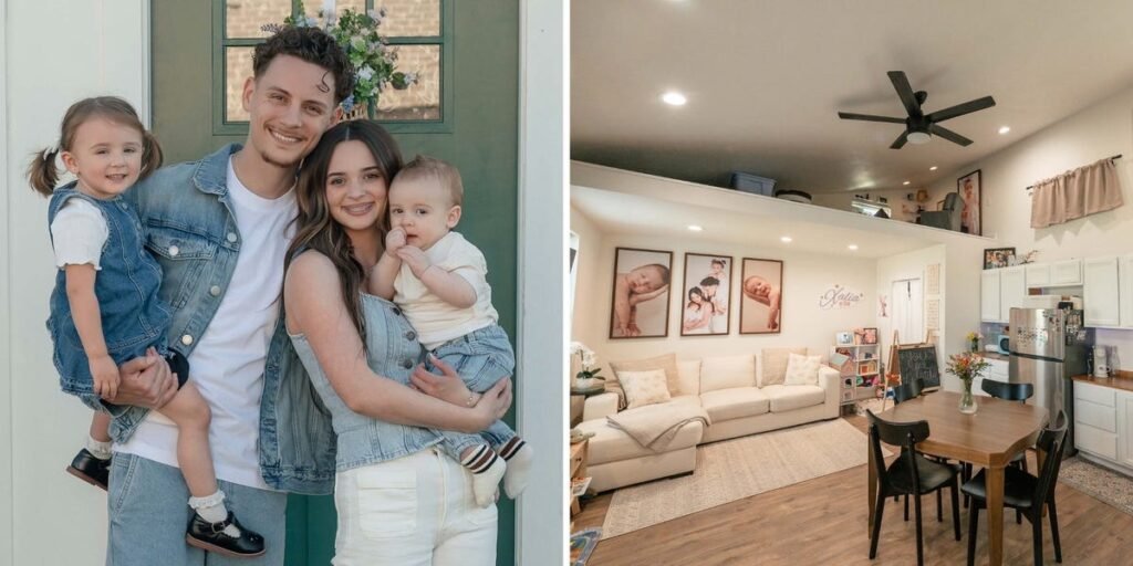 A family of 4 lives in a 560-square-foot tiny home. Here’s what they love about its design — and what they’d change.