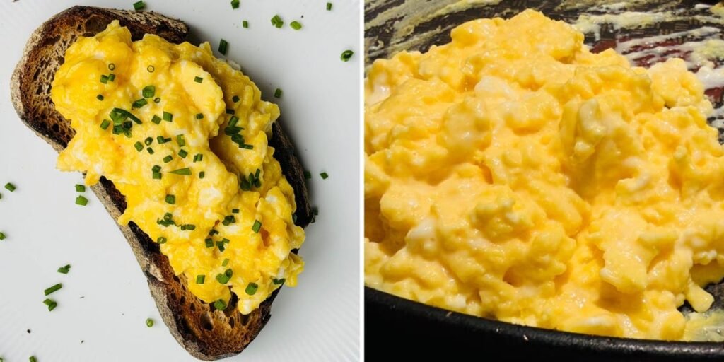 I made Gordon Ramsay’s famous soft scrambled eggs. His recipe’s good, but I found an easy way to make it even better. I made Gordon Ramsay’s famous soft scrambled eggs. His recipe’s good, but I found an easy way to make it even better.