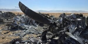 Photos appear to show destroyed US aircraft left in Iran after special forces rescued a stranded F-15E airman
