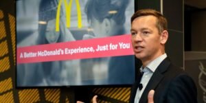 McDonald’s CEO said he blames his mother for his infamous Big Arch taste test McDonald’s CEO said he blames his mother for his infamous Big Arch taste test