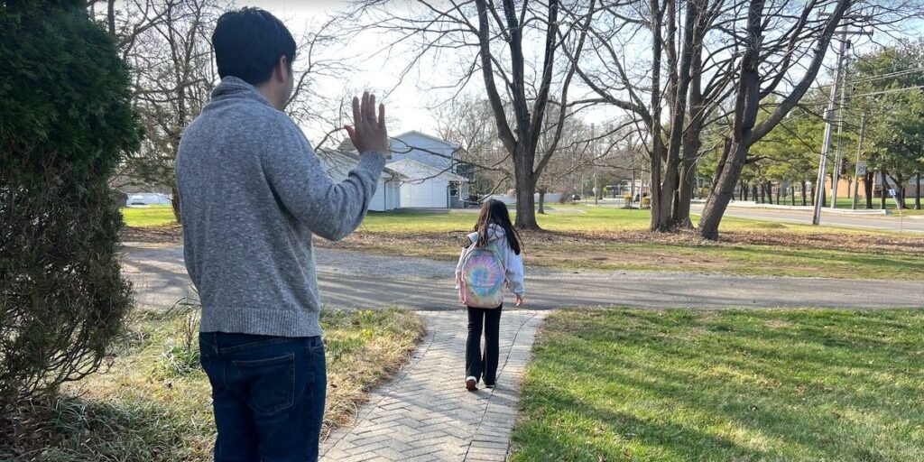 I let my 8-year-old walk to school alone and taught her to cook at 7. I want her to be independent, like I was growing up.