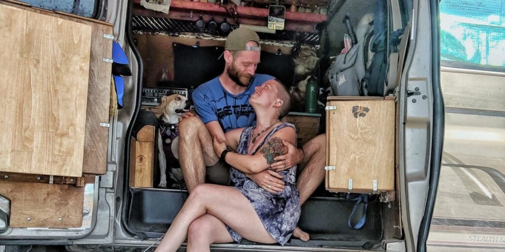 My partner and I lived in a camper van for 3 years before I had an unexpected pregnancy. It changed everything for us.