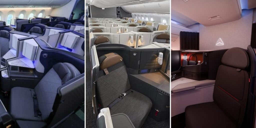 American, Delta, and United are in a business-class arms race for premium flyers. See how their newest suites compare.