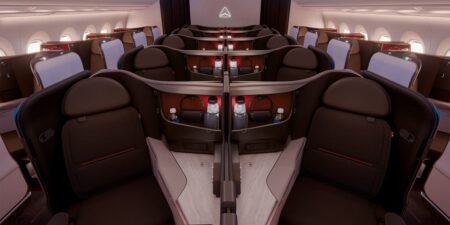Delta is rolling out a new business class suite on Airbus widebody planes. Here’s what it will look like.