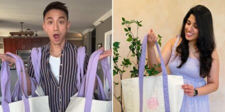 Inside the hype train for Trader Joe’s TikTok-viral lavender tote bag