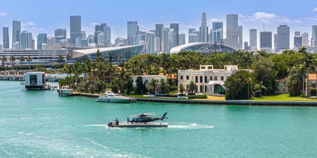 The hot new commute for Miami billionaires costs ,000 a minute