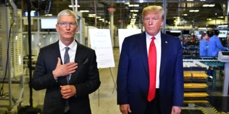Tim Cook started courting Donald Trump with a phone call. It worked.