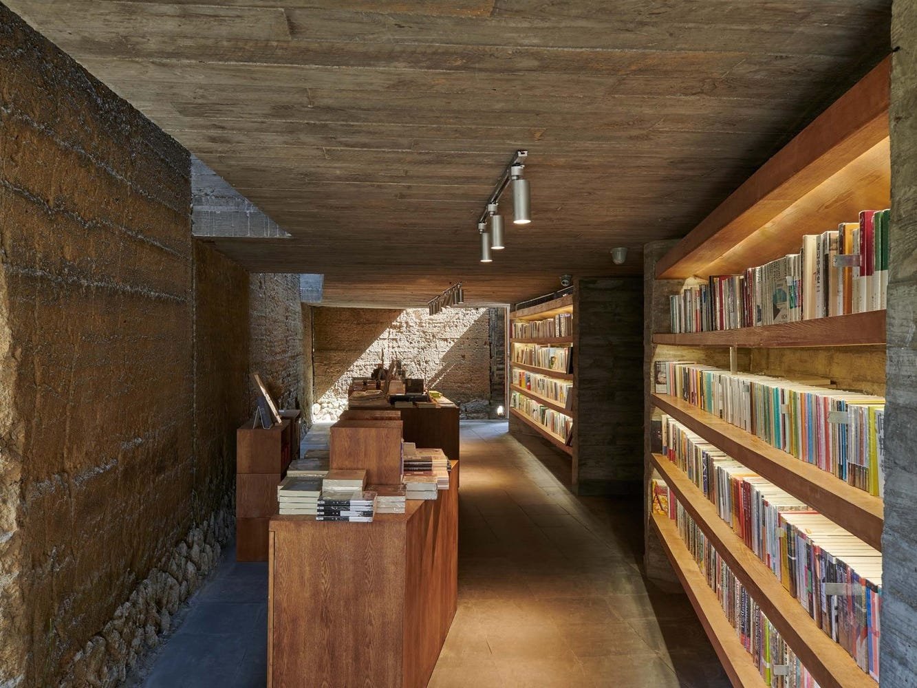 Paddy Field Bookstore bookshelves