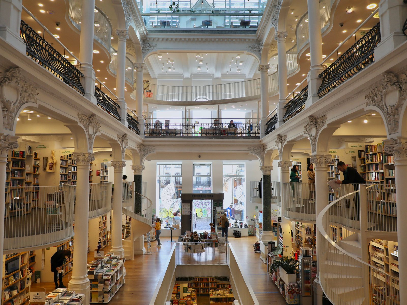 Cărturești Carusel in Bucharest, Romania.