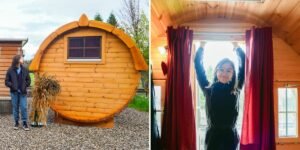 I paid 0 to sleep in a barrel in Switzerland and had the best glamping experience of my life