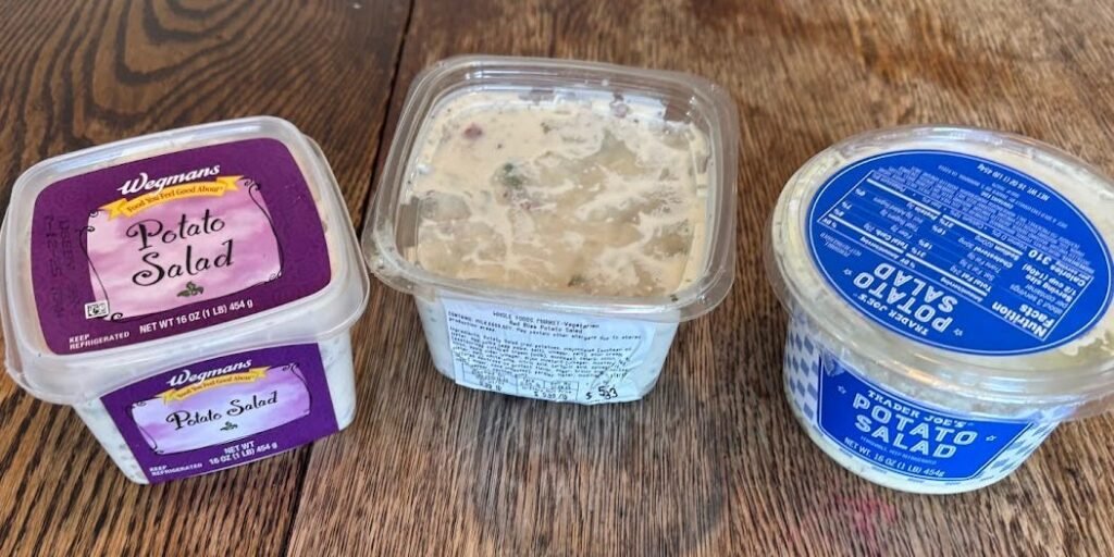 I tried potato salad from Trader Joe’s, Whole Foods, and Wegmans. One stood out as the clear winner. I tried potato salad from Trader Joe’s, Whole Foods, and Wegmans. One stood out as the clear winner.