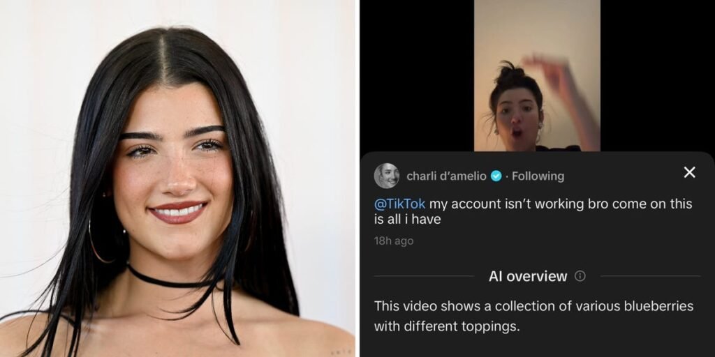 TikTok pulls back on an AI feature that described Charli D’Amelio as a collection of blueberries